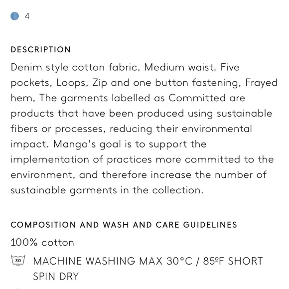 MANGO mid rise ripped shorts - Picture 5 of 8